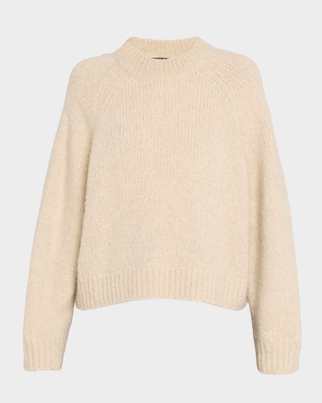 Tomaso Lofty Mohair Crewneck Cashmere Sweater